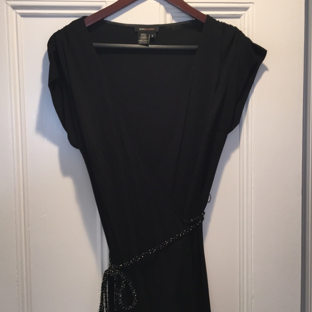 Wrap-dress Evening Gown